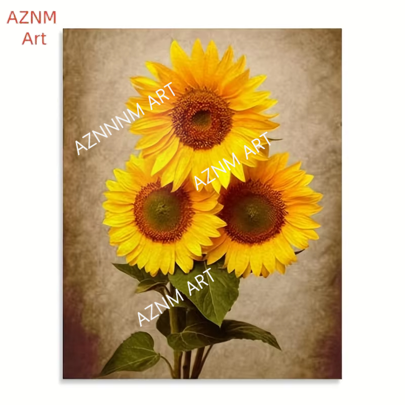 1/3PCS Deco Sunflower Canvas W - đánh giá và giá Abstract Canvas Set