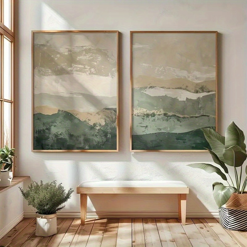 2pcs/set Wabi Sabi Abstract Ge - đánh giá và giá Abstract Canvas Set