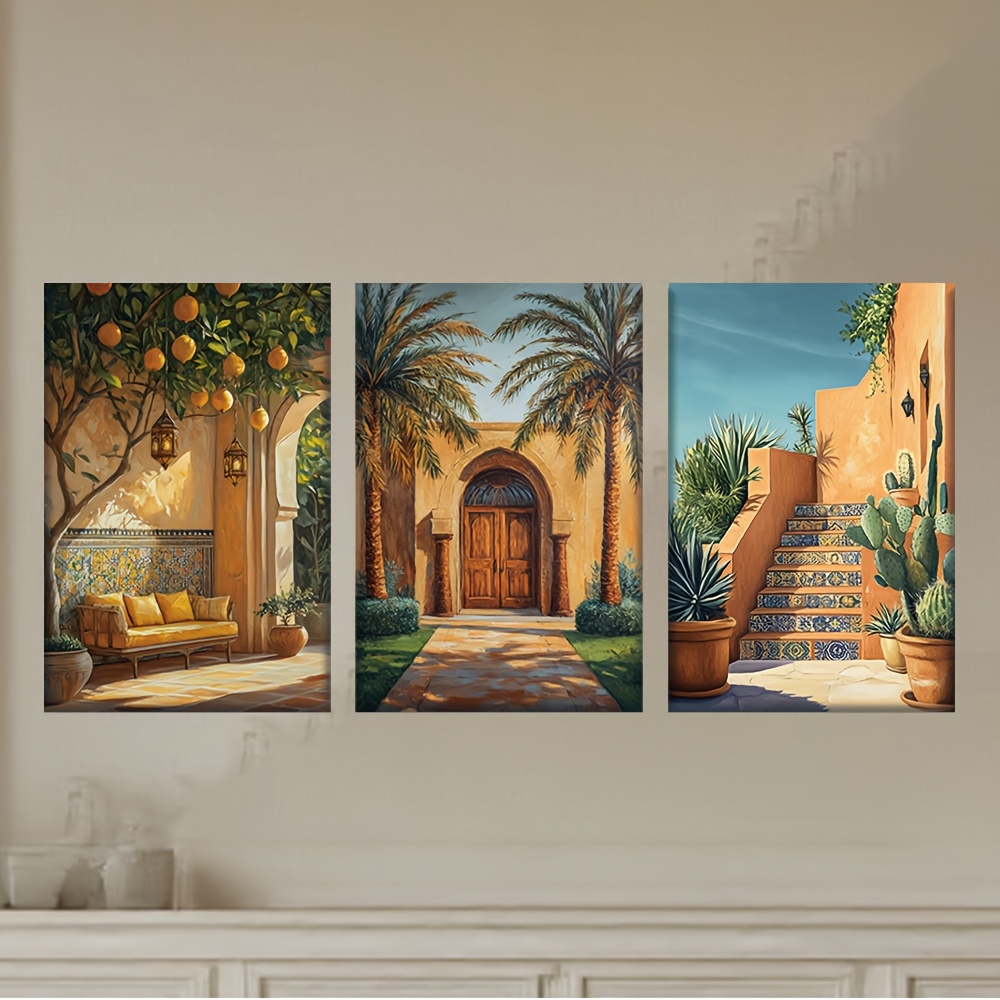 Frameless[JIT]3pcs/set, Canvas - đánh giá và giá Abstract Canvas Set