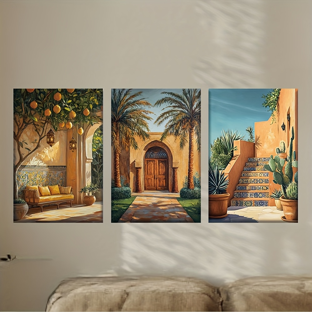 Frameless[JIT]3pcs/set, Canvas - đánh giá và giá Abstract Canvas Set