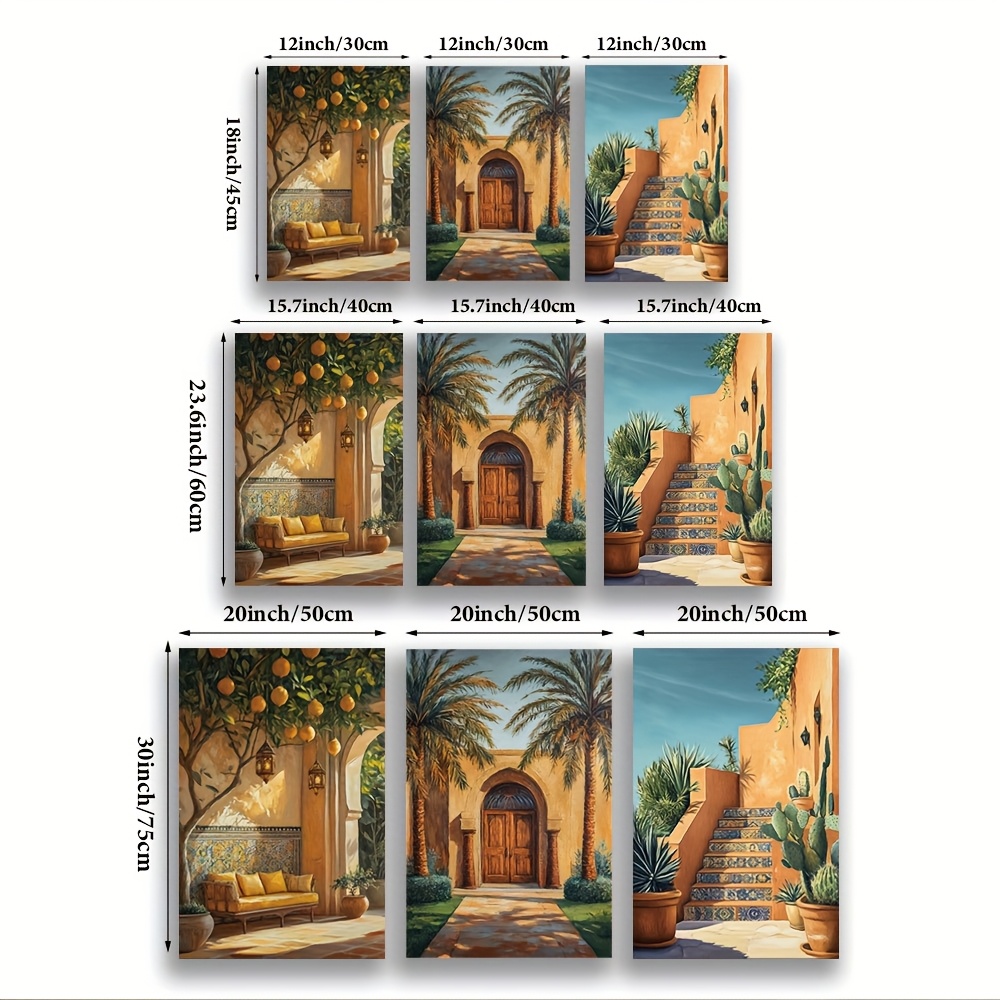Frameless[JIT]3pcs/set, Canvas - đánh giá và giá Abstract Canvas Set