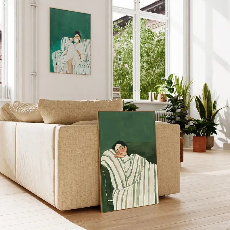 2pcs/Set Abstract Figure Emera - đánh giá và giá Abstract Canvas Set