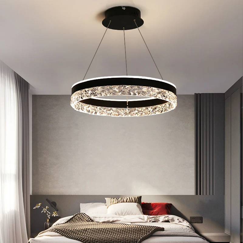 Modern Luxury Crystal LED Pend - đánh giá và giá Interior Design Hall