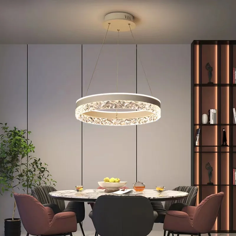 Modern Luxury Crystal LED Pend - đánh giá và giá Interior Design Hall