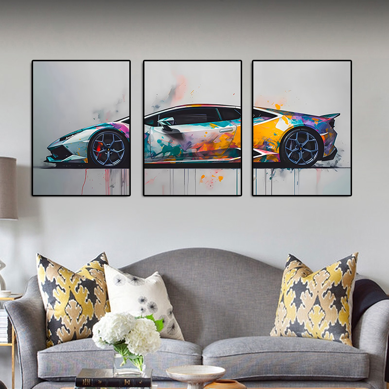 3pcs/set  frameless  3Pcs Supe - đánh giá và giá Abstract Canvas Set