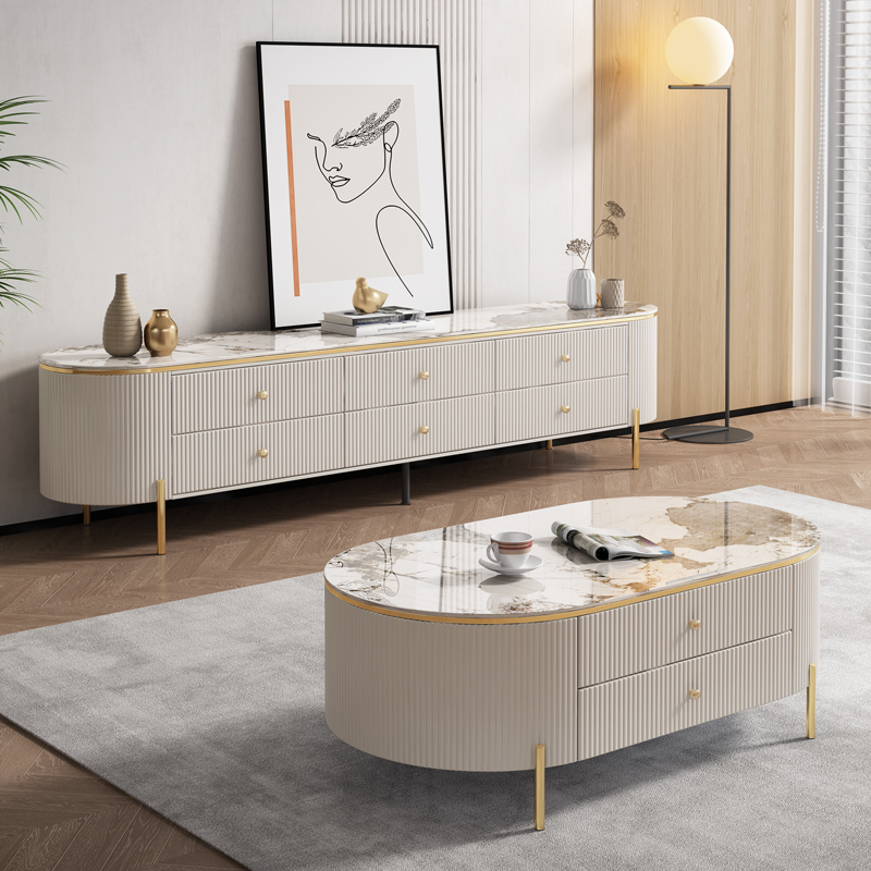 High End Modern Luxury Marble  - đánh giá và giá Interior Design Tv Room