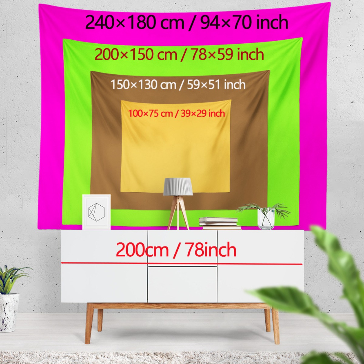 unframed Japanese Wave Sunset  - đánh giá và giá Interior Design Zen Style