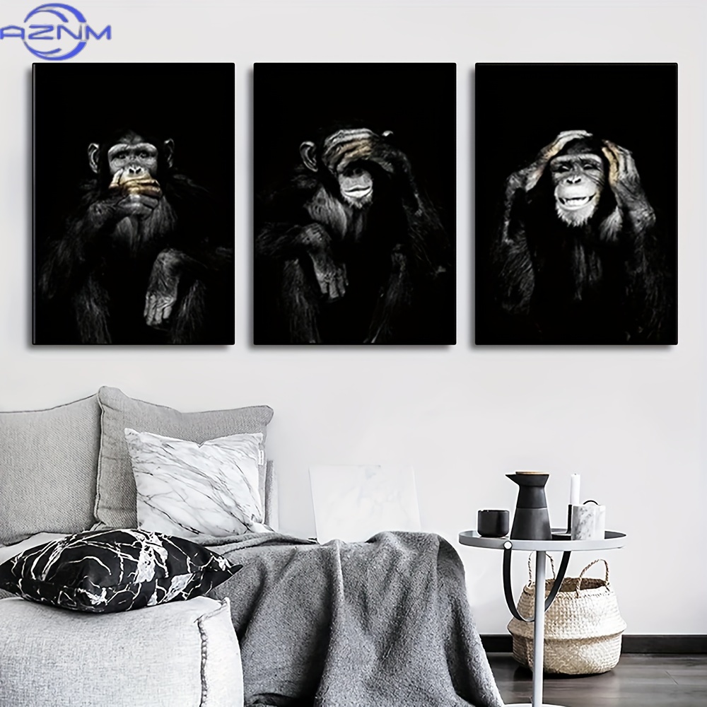 3pcs/set Big Size Unframed Ret - đánh giá và giá Abstract Canvas Set